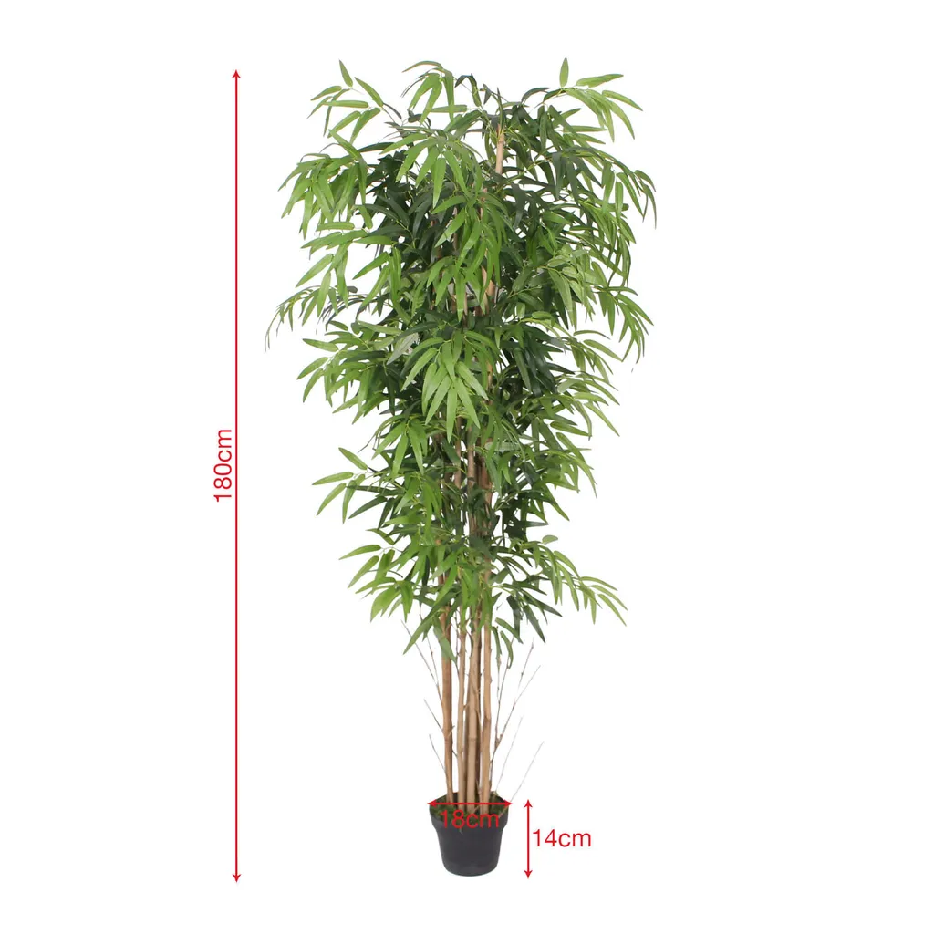 Bambou Artificiel Jauda 180cm : Verdure sans Entretien pour Intérieur - 3