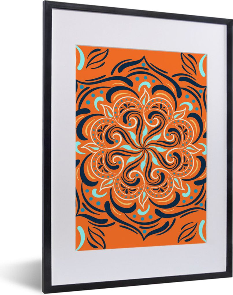 MuchoWow® MuchoWow® Gerahmtes Poster Blume - Blätter - Produktbild 