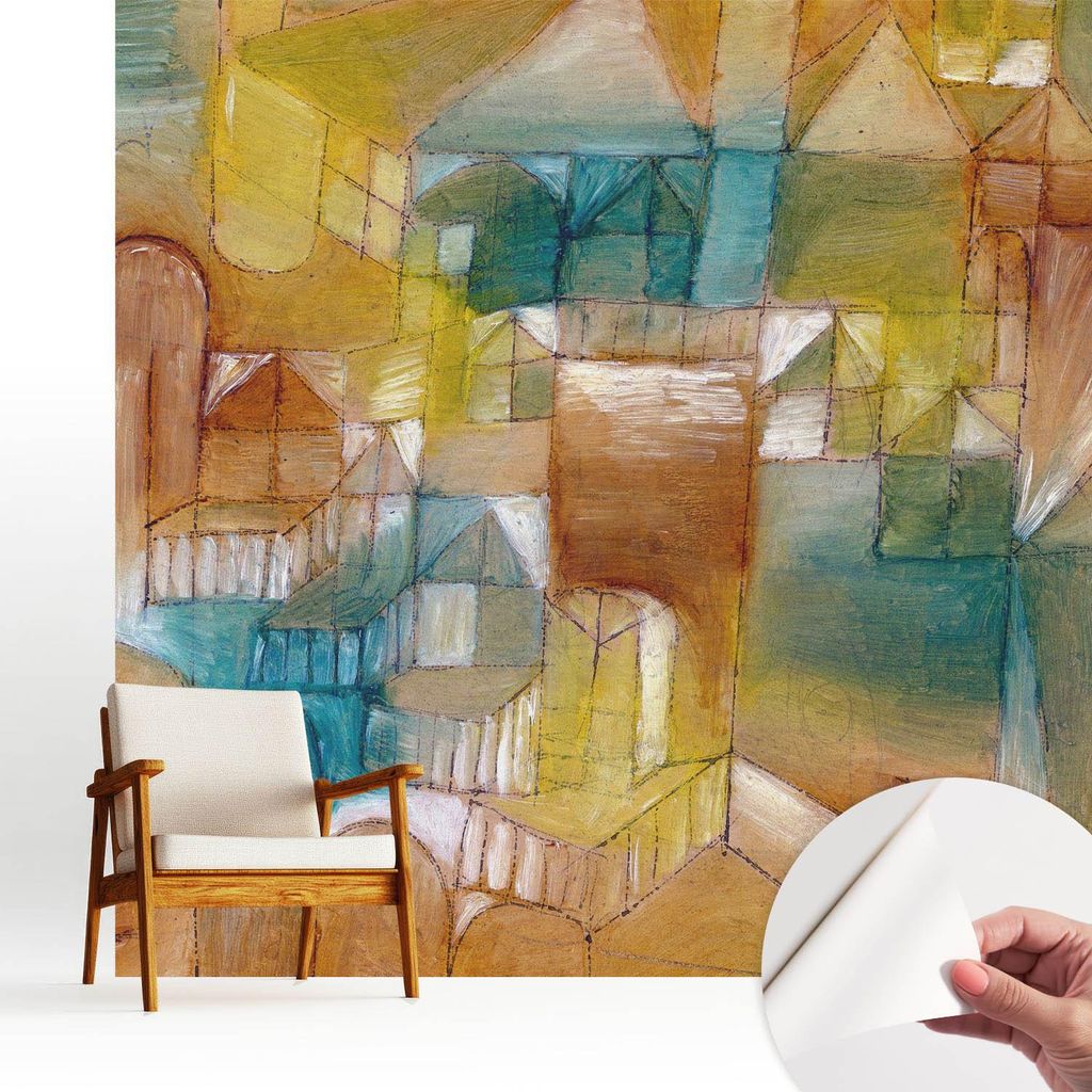Fototapete selbstklebend - 250x250 cm - Tapete - Wandtapete - Wandbilder - Klebefolie - Dekofolie - Tapete Folie - Wand - Dekoration - Wohnzimmer -...