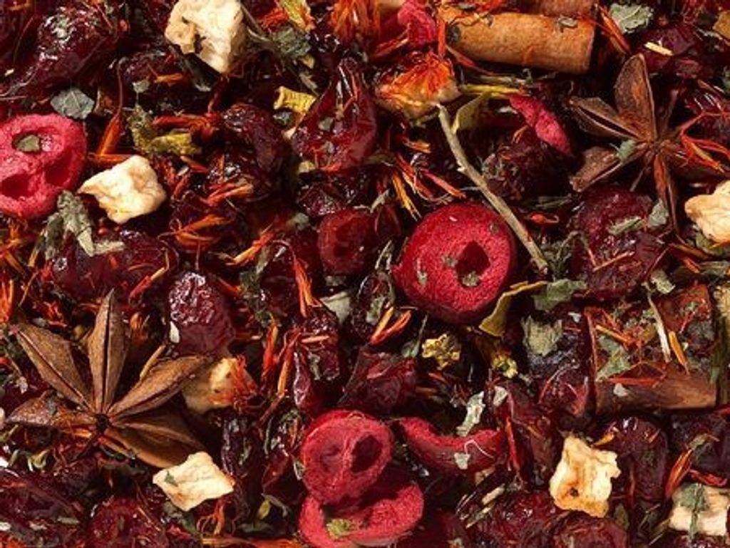 1 kg  Früchteteemischung Merry Cranberry Cranb.-Eierpunsch Produktbild 
