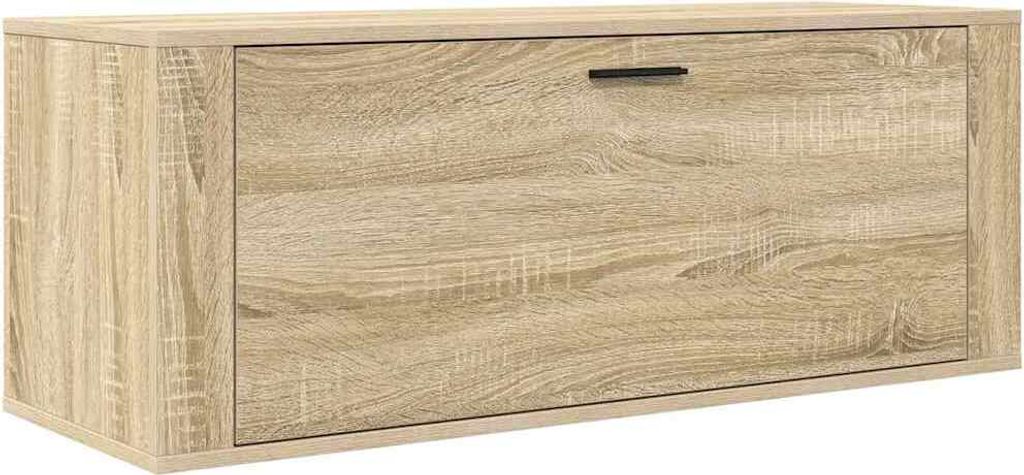 vidaXL Wand-Schuhschrank Sonoma-Eiche 100x35x38 cm Produktbild 