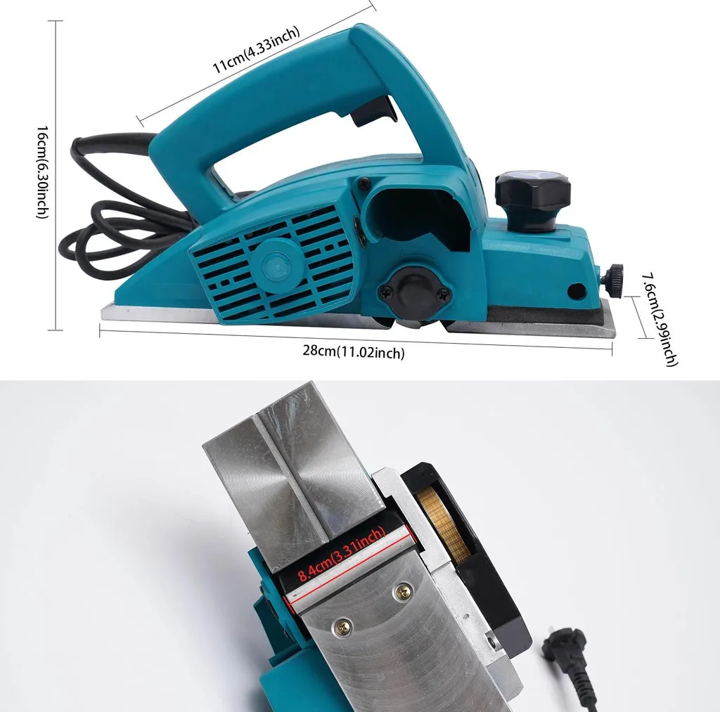 Fraiseuse à bois portative pour menuiserie DIY, coupe précise et bleu