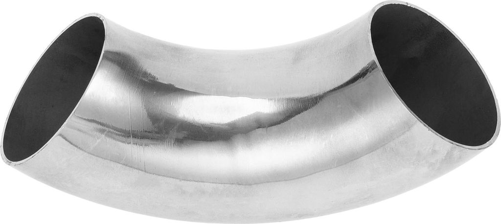 90 Grad Bogenbogen Auto Modifizierte Auspuffrohrleitung Rohrleitung 2" Zoll OD Dicke 1,5 mm/16GA 51x160x1,5 mm 304 Edelstahl Silberton