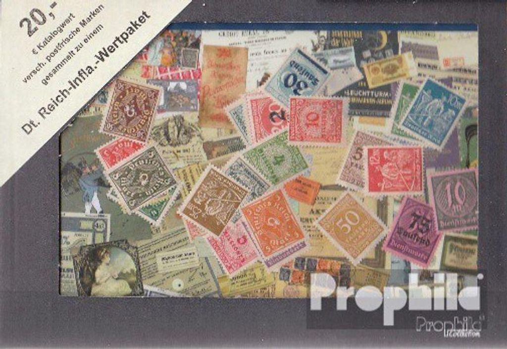 Briefmarken Deutsches Reich Wertpaket postfrisch Produktbild 