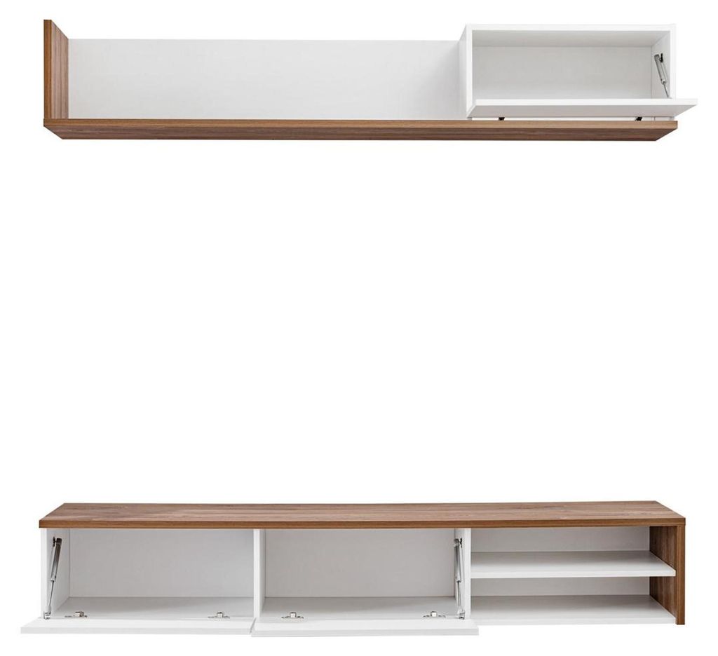 Wohnwand Wandregal Moderne Design TV-Ständer Wohnzimmer Einrichtung Neu