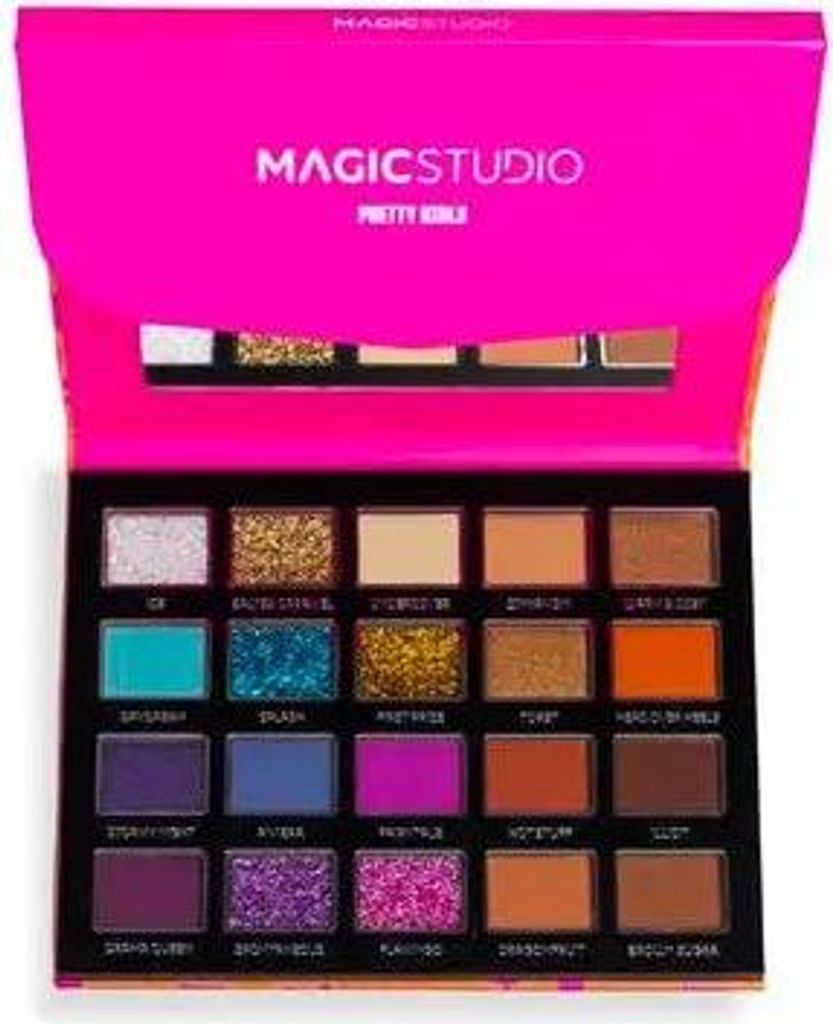 Aquarius Magic Studio Pink Safari Wallet With 4 Eyeshadows And Lipstick