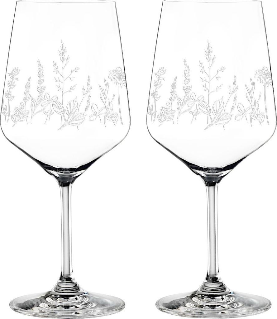 Nachtmann Tattoo Verre à vin/à eau Botanical White, set de Image du produit 