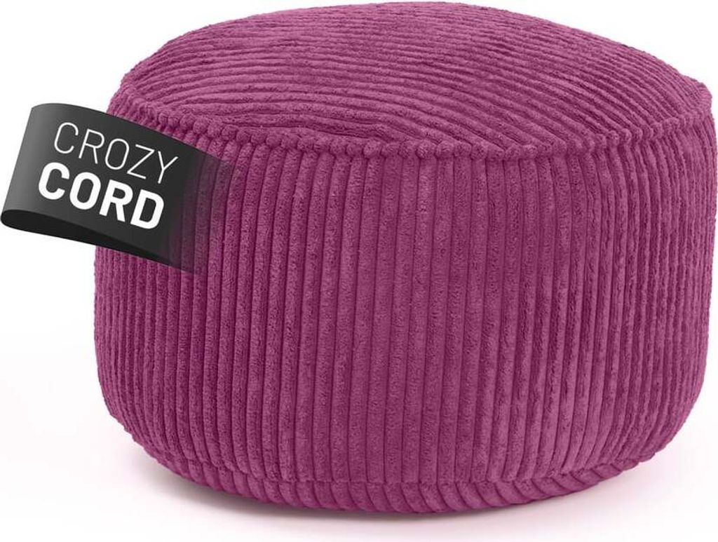 LUMALAND Sitzsack Pouf Cord - Weinrot Produktbild 