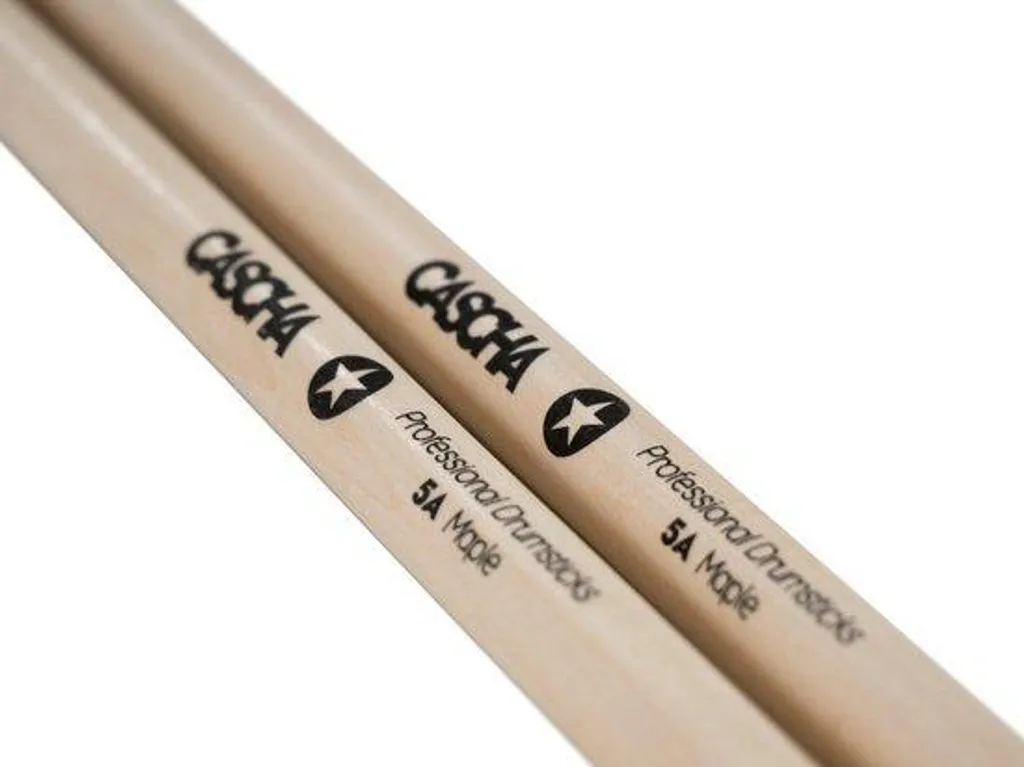 Pack de 12 paires de baguettes de batterie 5A en bois de chêne véritable
