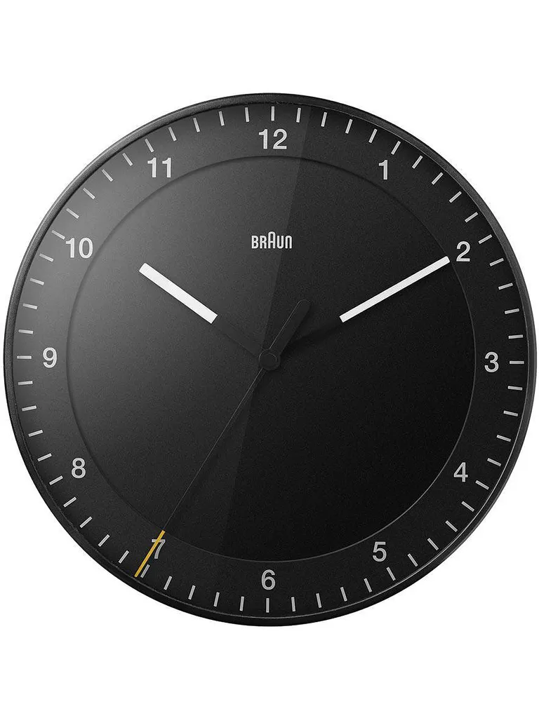 Braun BC17B Horloge murale silencieuse sans tic-tac mouvement quartz