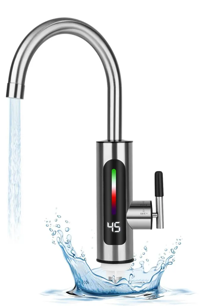 Mitigeur électrique instantané avec double réglage température 220V