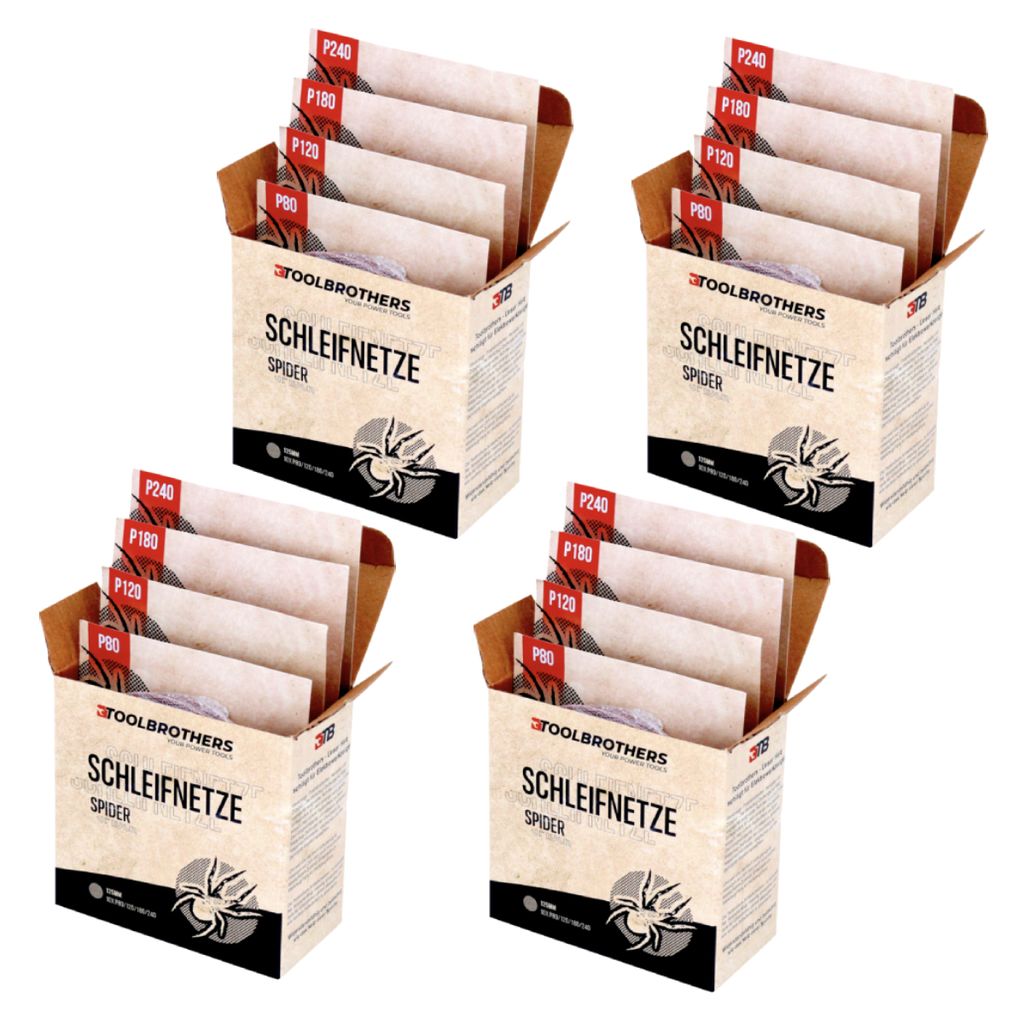 Toolbrothers SPIDER Schleifset Netzschleifmittel 4 Produktbild 