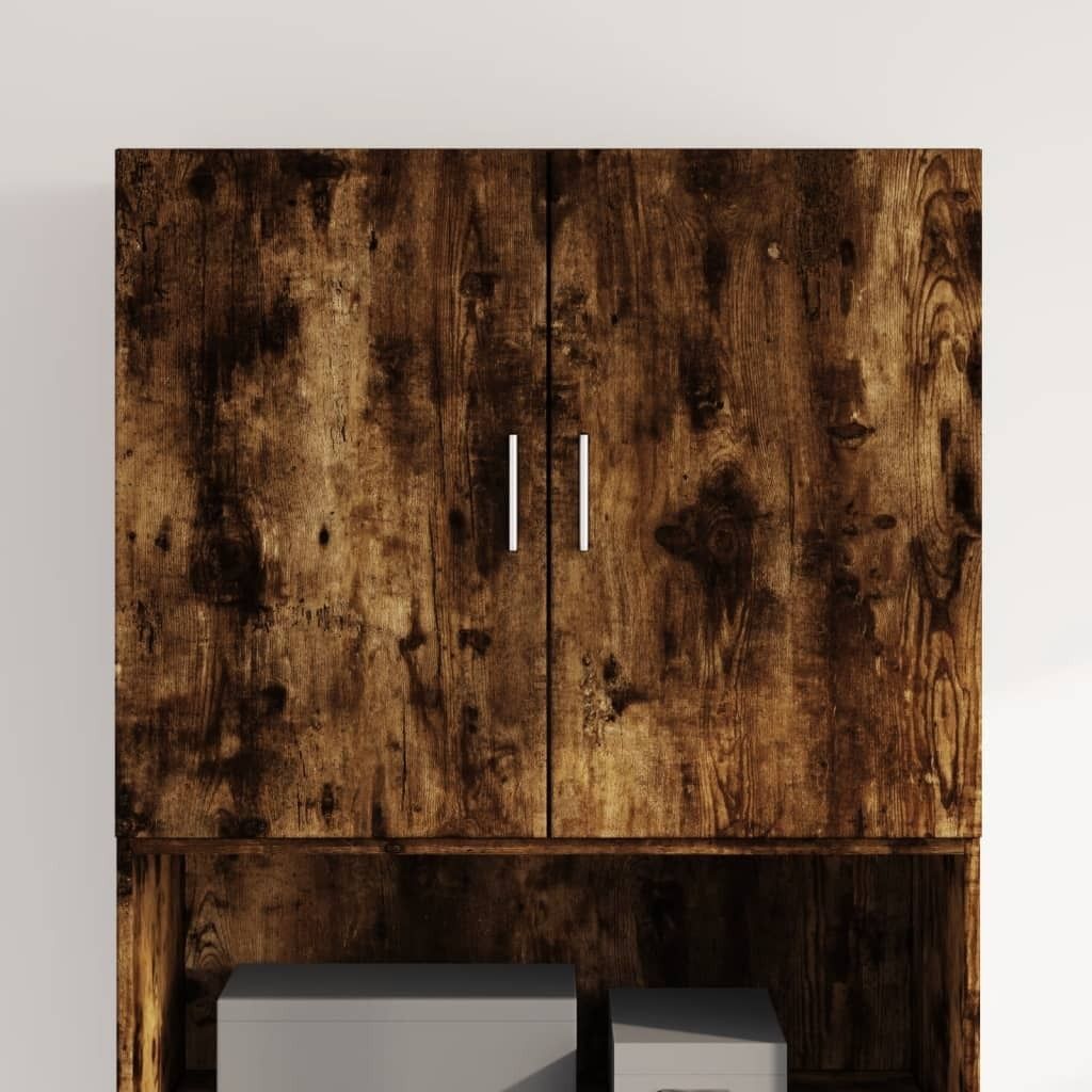 HOMMIE Wandschrank - elegantes Design - Küchenschrank /Badezimmerschrank - Räuchereiche 80x42,5x64cm Holzwerkstoff Promotion684518 - Kommoden