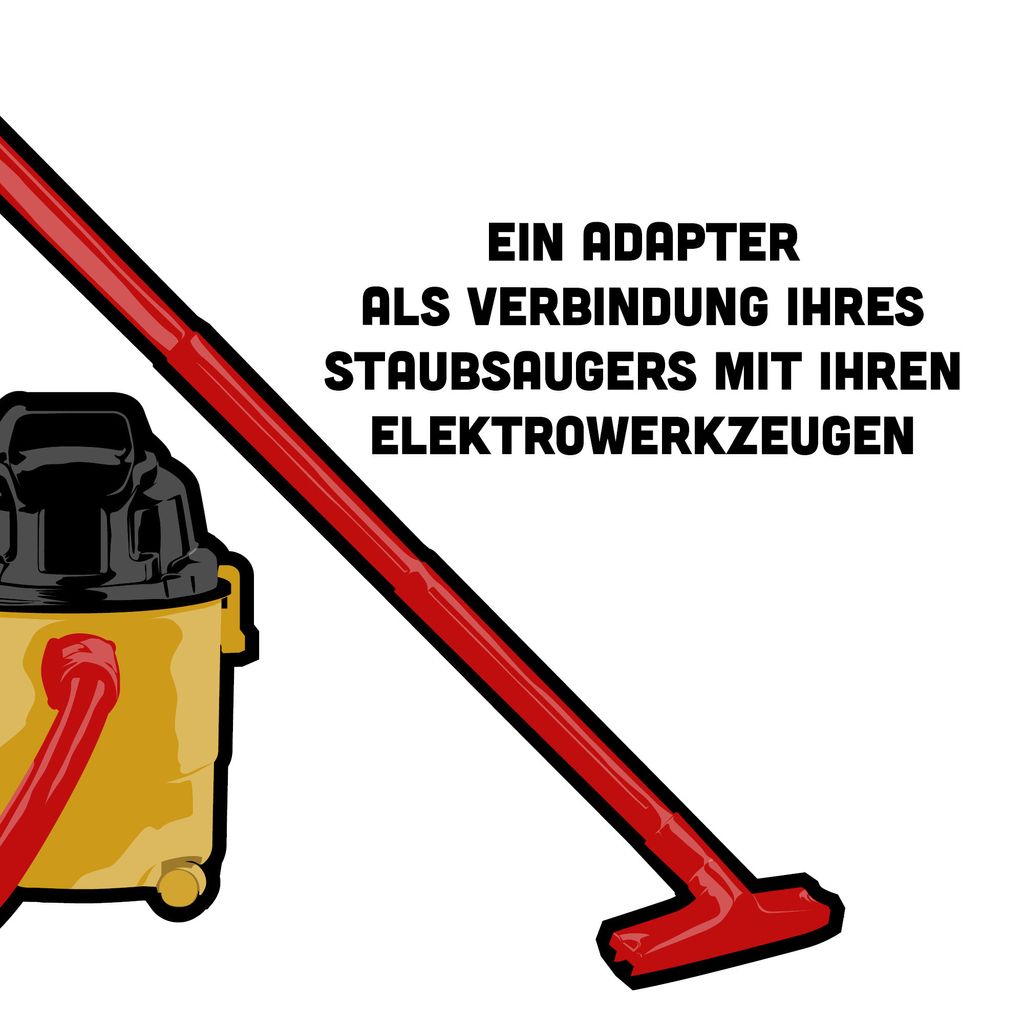 Universal Staubsauger Adapter weich zur Reduzierung Produktbild 