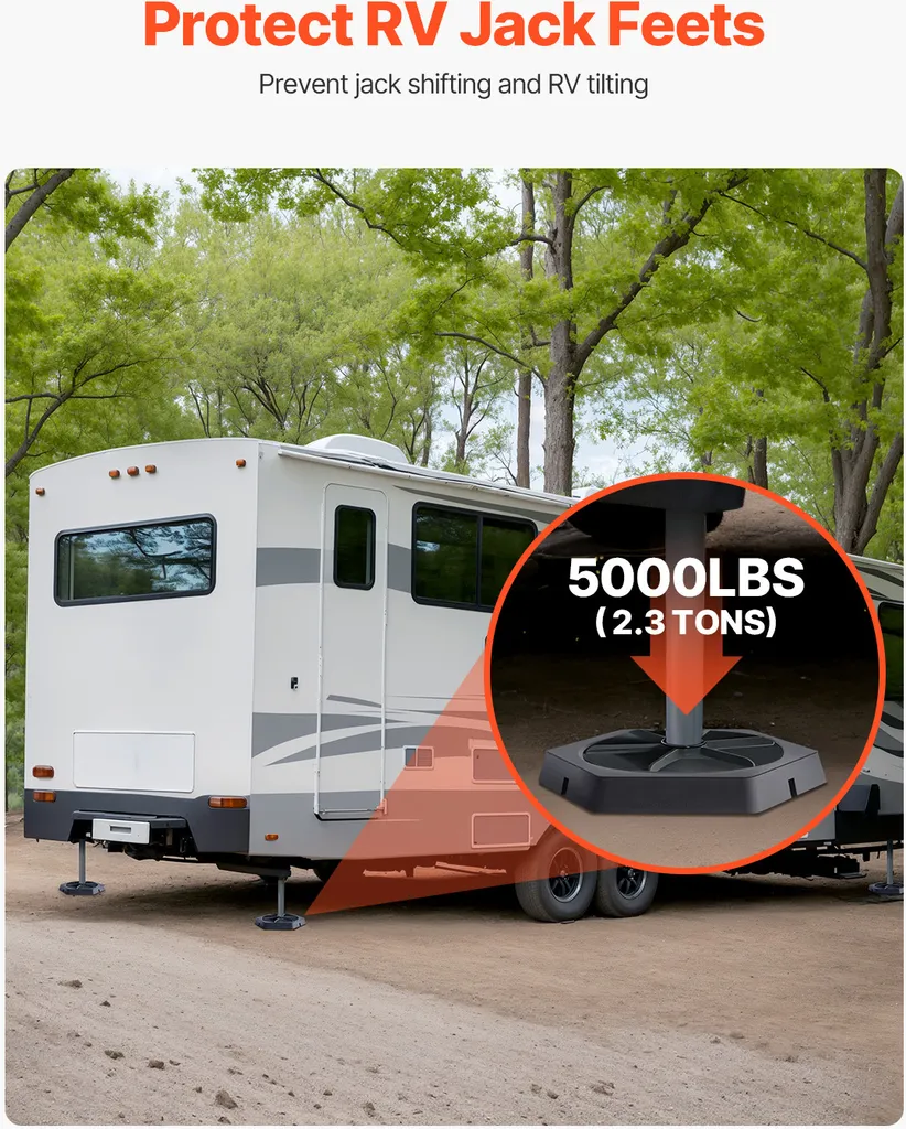Set 4 Pad SucceBuy 5000 lbs - Sicurezza e Silenzio nel tuo Camper - 2