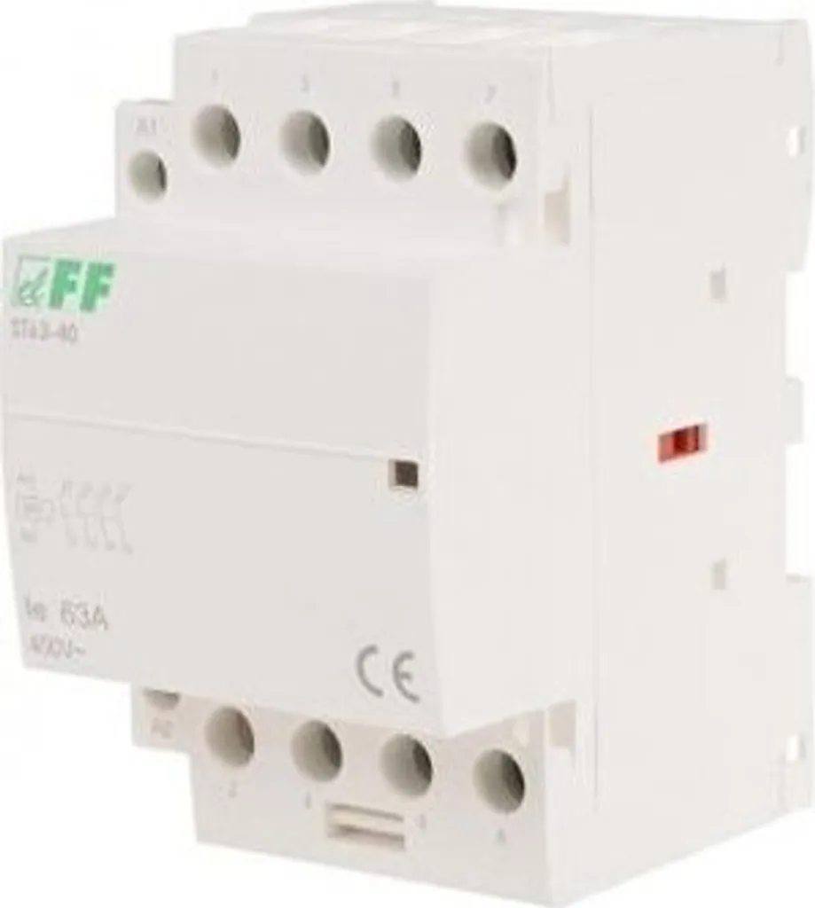 Contacteur modulaire 63A 4NO 230V AC ST63-40 F&F - Relais Puissance DIN