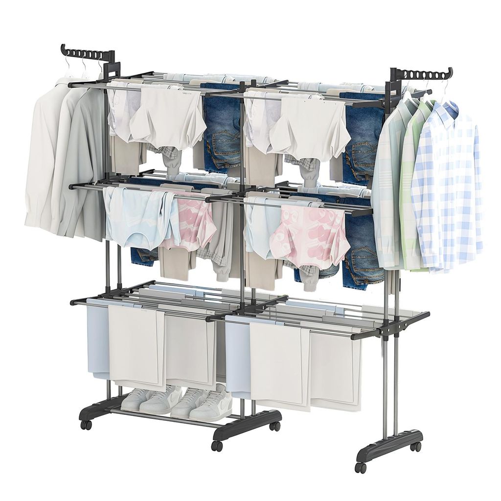 Wäscheständer Wäschetrockner Wäscheturm Kleiderständer Produktbild 