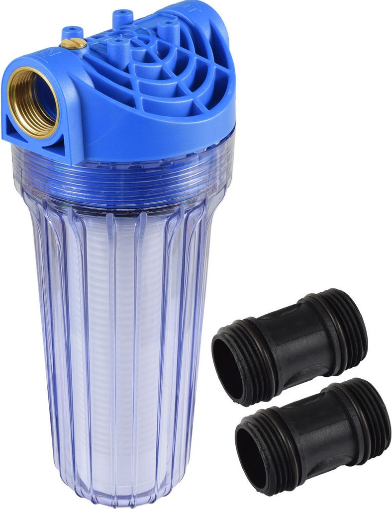 Agora-Tec®  Vorfilter Wasserfilter für Hauswasserwerk groß Produktbild 