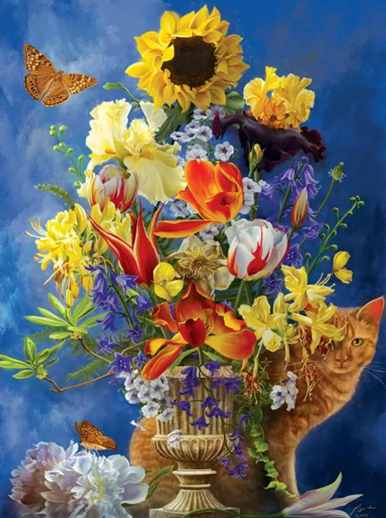 Puzzle de 1000 pièces adulte Garden of Gold SunsOut univers Fantasy