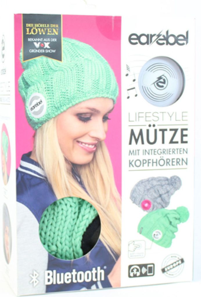 earebel Beanie Trenza in Grau - Bekannt aus "Die Höhle der Produktbild 12