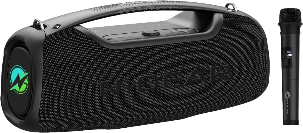 Enceinte N-GEAR NRG500 : Fini les Câbles ! Audio Sans Fil Bluetooth Noir