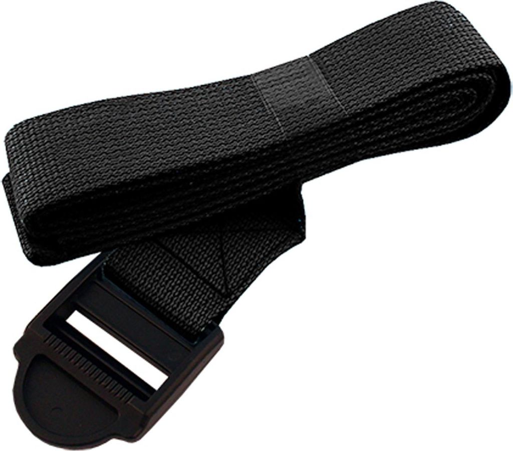 Softee Yoga Belt Black 185 x 3.8 cm