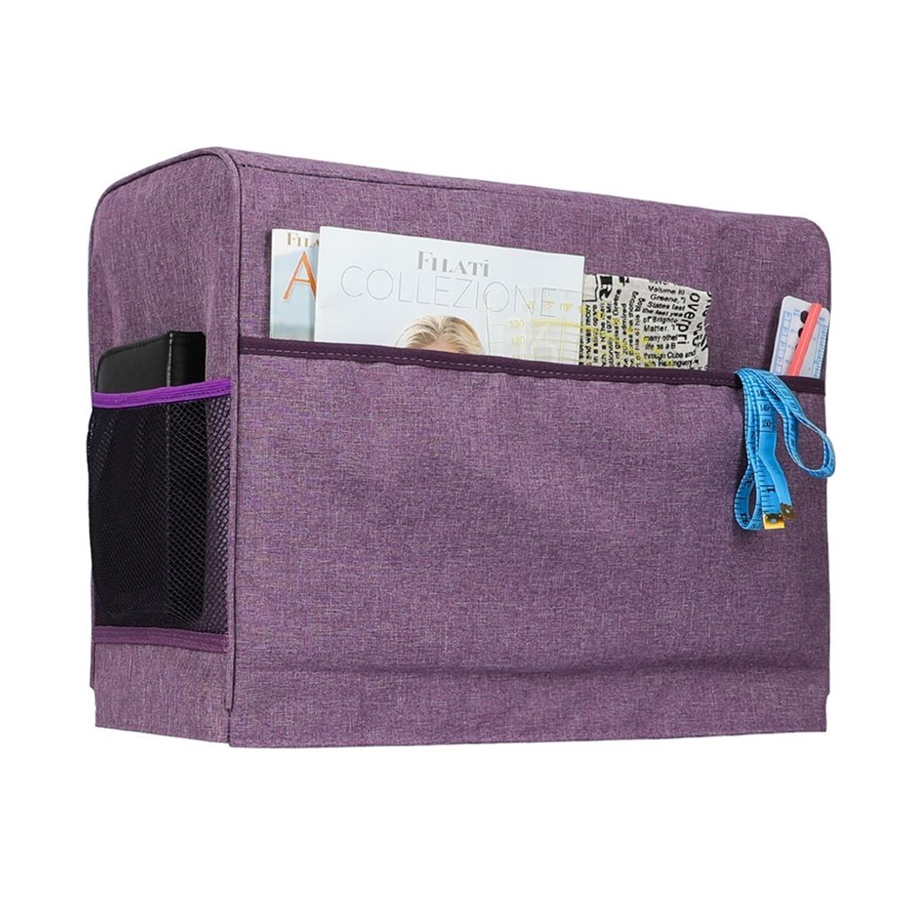 Wasserdichte Nähmaschinen Staubabdeckung – Aufbewahrungstasche mit Taschen für Nähmaschinen und Zubehör