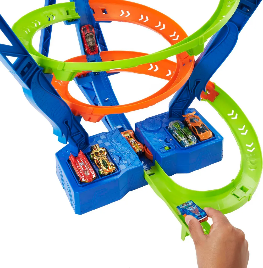 Hot Wheels Crash Spirale : Circuit avec Zone de Collision et Boost - 3