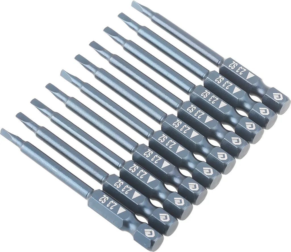 Embout de tournevis triangulaire anti-glissement en acier S2 pour vis TA