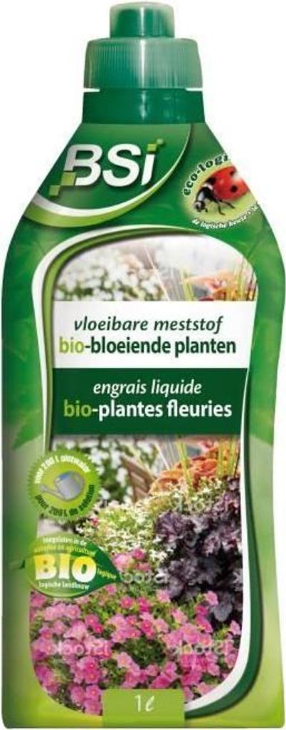 Flüssiger organischer Dünger für Blütenpflanzen BSI Stimuliert die Blüte Mit Spurenelementen 1L UAB