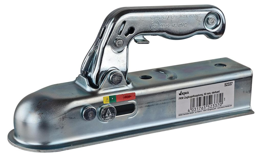 Kupplung Zugkupplung Anhänger Anhängerkupplung Zugkugelkupplung Auto Max. 720kg Anhängelast Zugmaul Für Vierkantrohr Deichsel D=50 Kugelkupplung günstig kaufen 922180 52337 4031765523370 Stabilo-Fachmarkt.de Dema