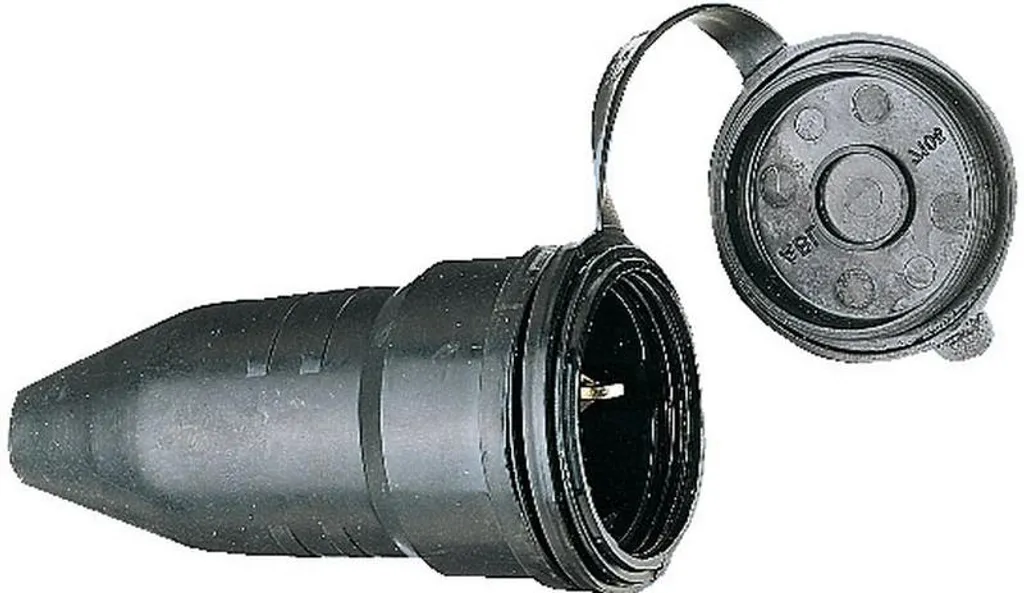Prise de sécurité Brennenstuhl avec clapet protection caoutchouc 16A
