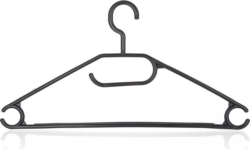 BRILLANZ Set Plastik Aufhänger, 5 St., black Produktbild 