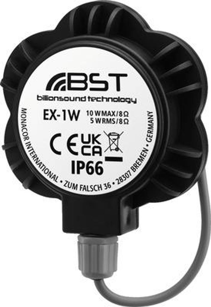 MONACOR EX-1W Audio-Exciter/Resonator, 5 W, 8 O