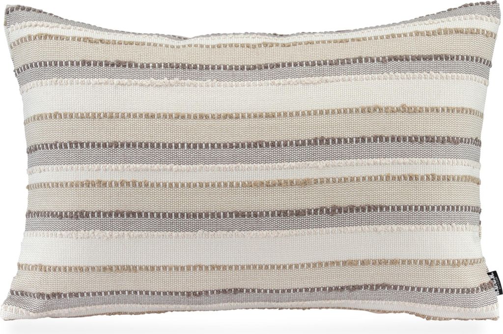 H.O.C.K. Llombards Outdoor + Indoor Kissen 65x40cm col. 2 creme beige taupe in&out
