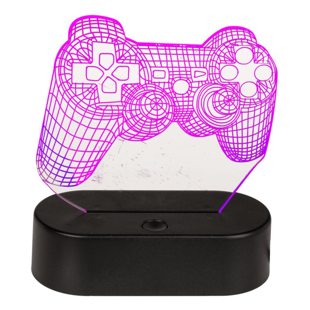 3D-Gamepad-LED-Touch-Lampe für Gamer, farbwechselndes Produktbild 