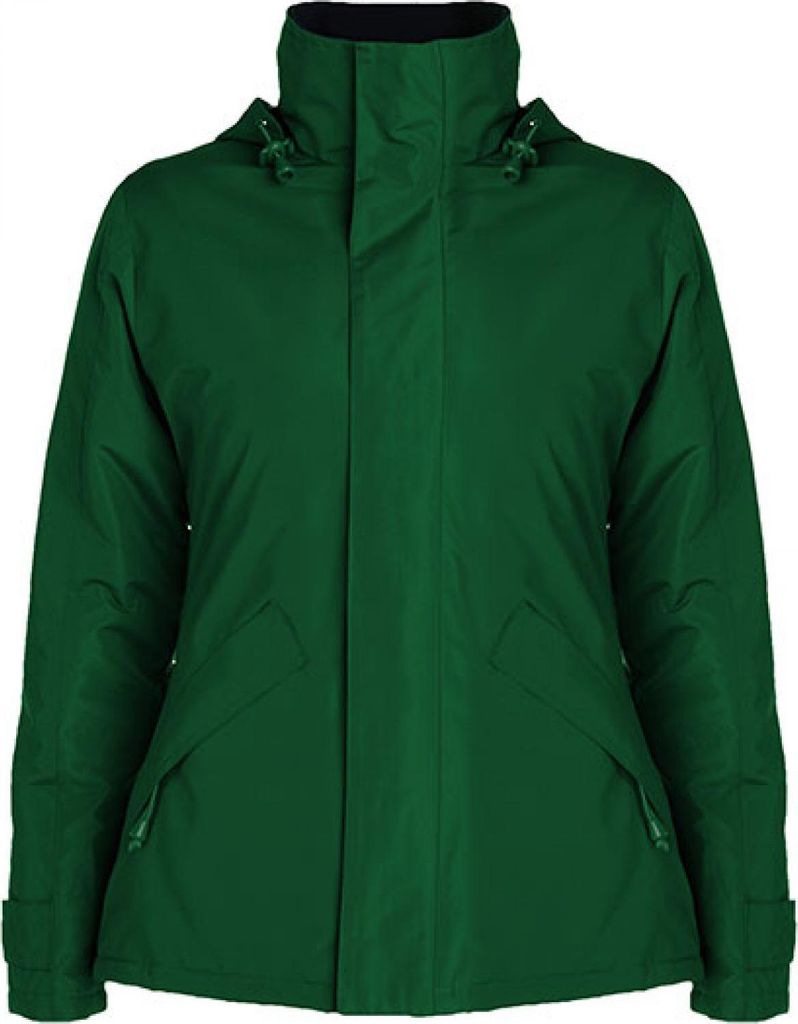 Roly PK5078 | Damen Europa Jacket, Außenseite: 100% Polyester, Wasserdicht - Farbe: Bottle Green 56 - Größe: M