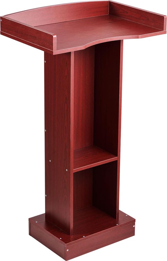 VEVOR pódiový stojan drevený rečnícky pult (105 cm), stôl Obrázok produktu 