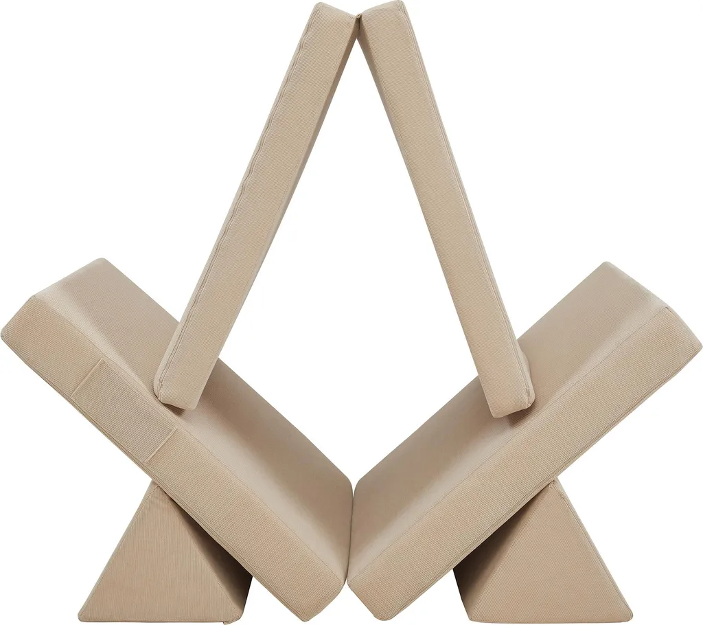 Divano Montessori Norhulta 5 Pezzi: Arredo Gioco Modulare Cord Beige - 9