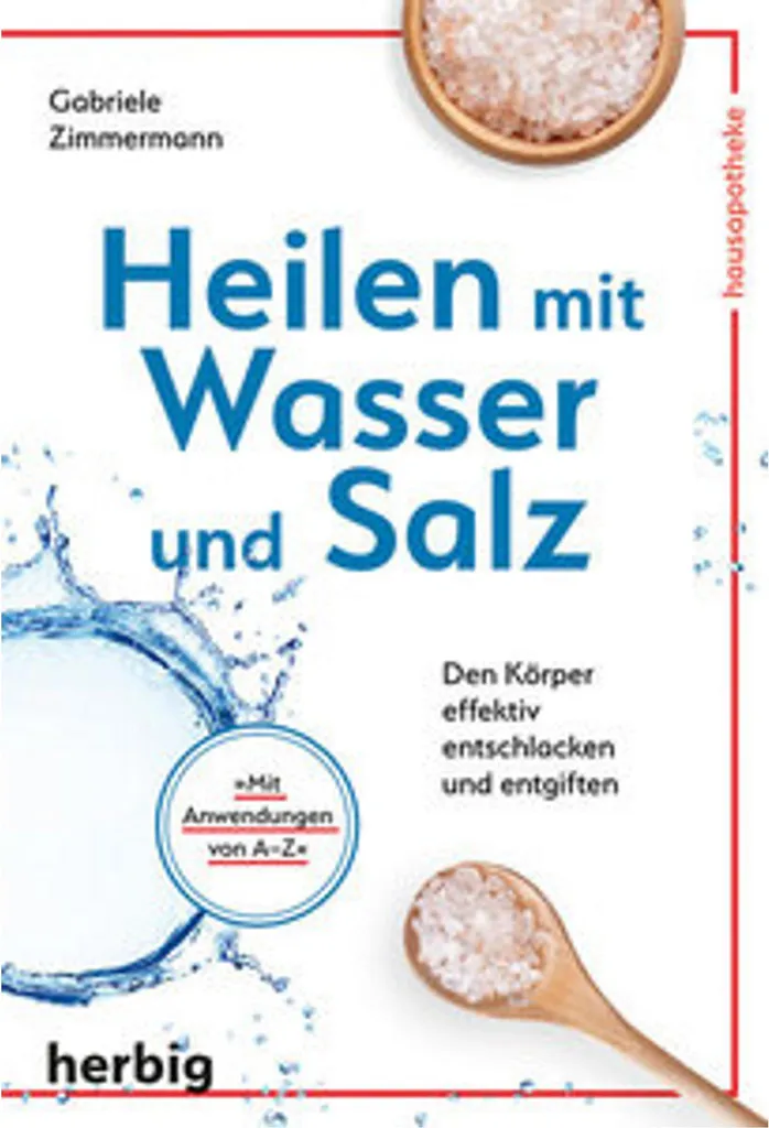 Livre de naturopathie Heilen mit Wasser und Salz pour soigner par le sel