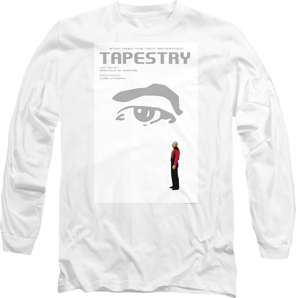 Star Trek - "The Next Generation Season 6 Episode 15" T-Shirt für Herren/Damen Uni TV10066 (S) (Weiß)