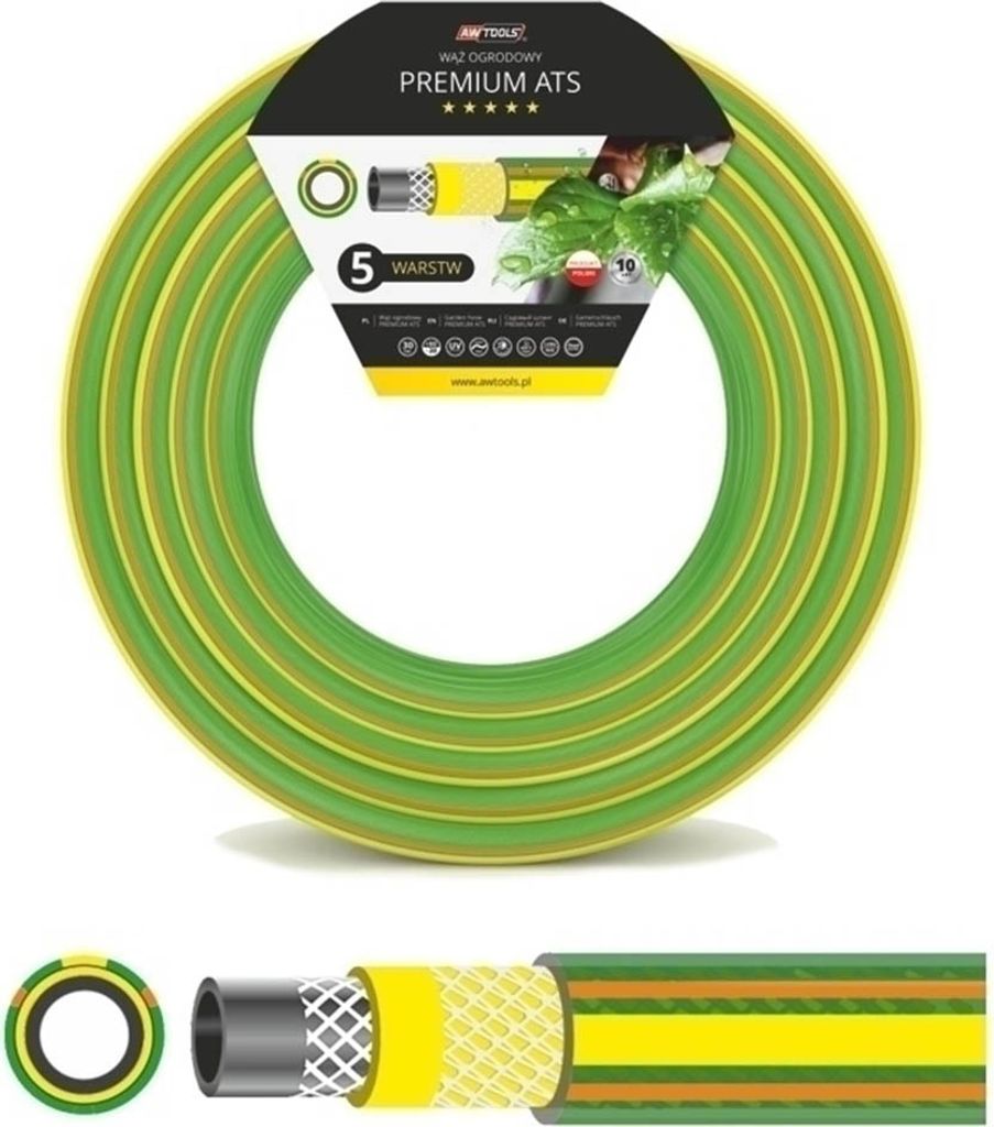 Awtools Premium Gartenschlauch Ats 3/4" 50M