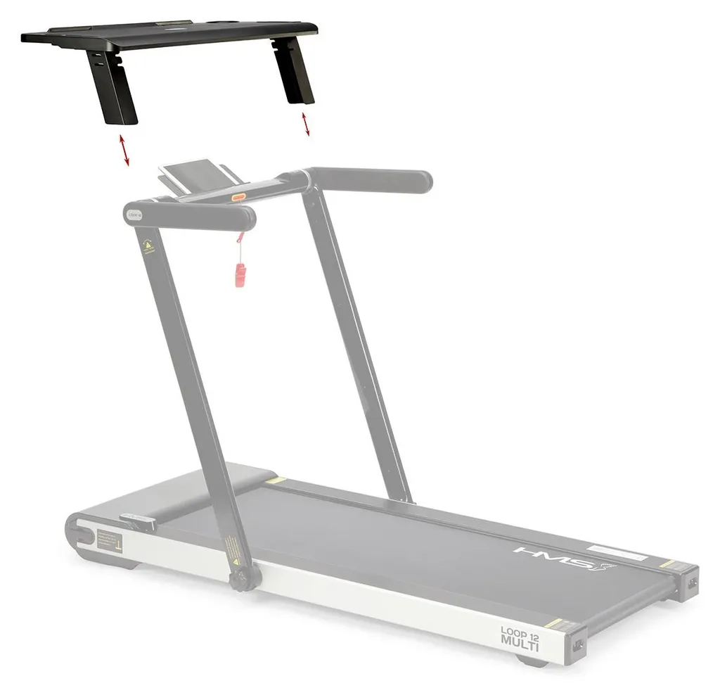 Bureau tapis roulant contre le mal de dos réglable et pliable compact