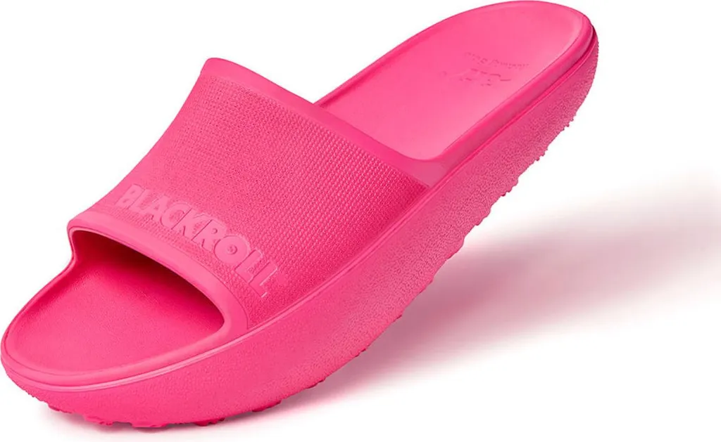 Claquettes de récupération rose uni BLACKROLL pour homme et femme