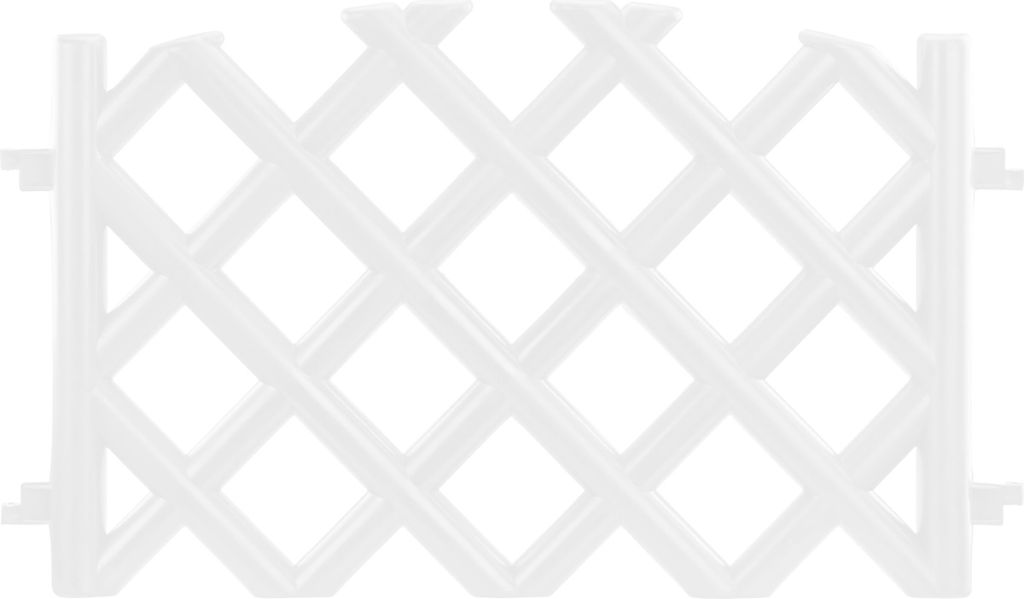 Gartenzaun Jägerzaun Kunststoff Zierzaun Einzäunung L 350 Produktbild 3