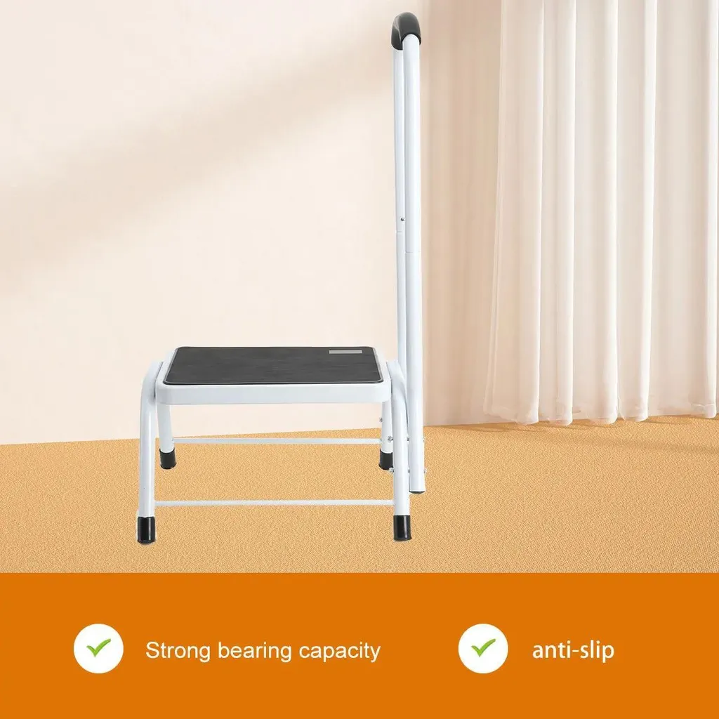 Tabouret marchepied de sécurité avec rampe d'appui - Modèle Fixe 150kg