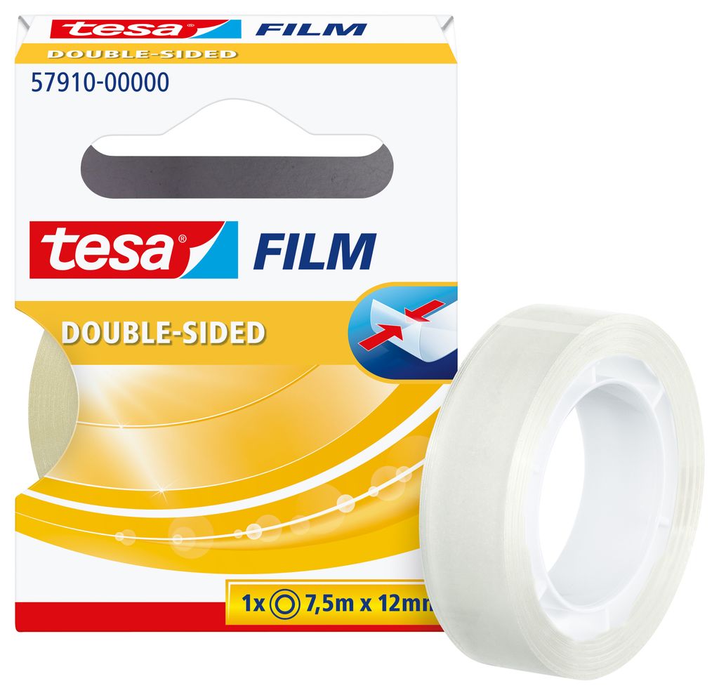 tesa Film doppelseitig transparent 12 mm x 7,5 m