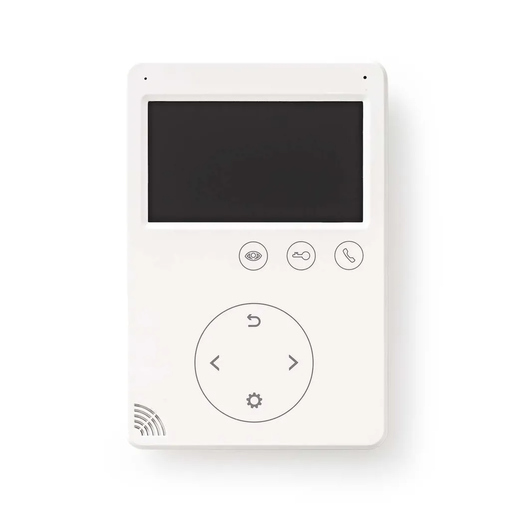 Nedis Doorp15Cwt Moniteur Vidéo de Porte 4.3 Pouces avec Déverrouillage