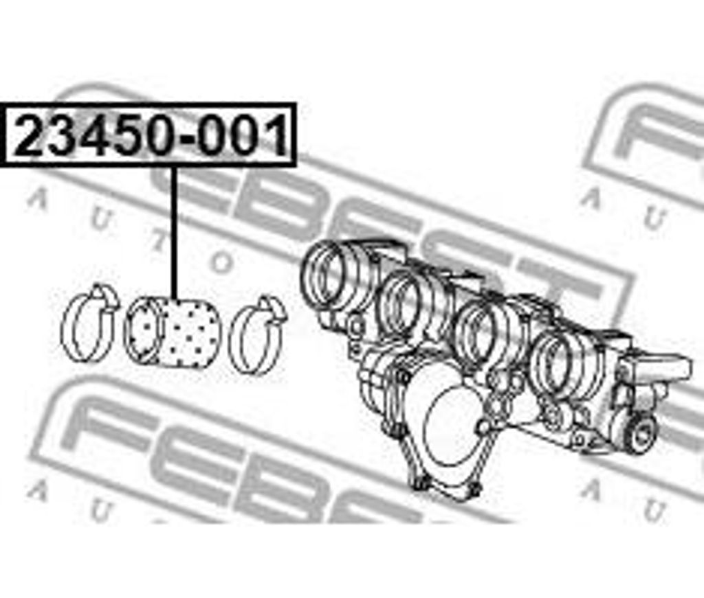 FEBEST 23450-001 Ladeluftschlauch OE 06B133299A kompatibel mit A4 8D, A4 8E, A4 8H, A6 4B, Superb, Passat 3B