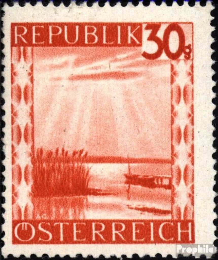 Briefmarken Österreich 1947 Mi 843 postfrisch Landschaften